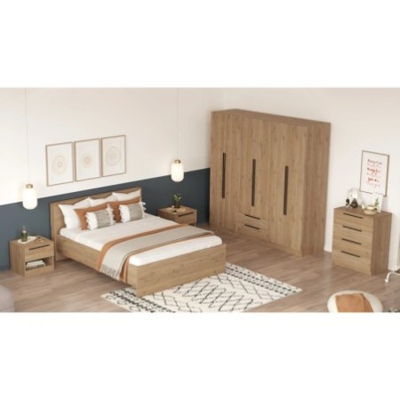 Conjunto de muebles de dormitorio Ll8-S Nogal - 956LCS3140