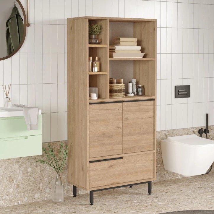 Mueble de baño On9C-S Nogal