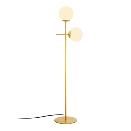 Lámpara de pie Mudoni-MR-955 oro metal vidrio 34x15x174 cm