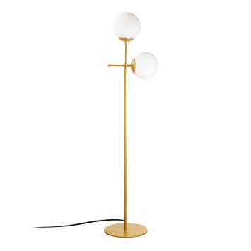 Lámpara de pie Mudoni-MR-955 oro metal vidrio 34x15x174 cm - 8681875648683