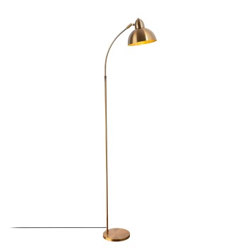 Lámpara de pie Varzan-10850 oro cobrizo metal 20x43x162 cm - 8683342264440