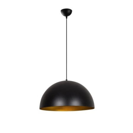 Lámpara de techo Sivani-MR-723 oro negro metal diámetro 50x121 cm