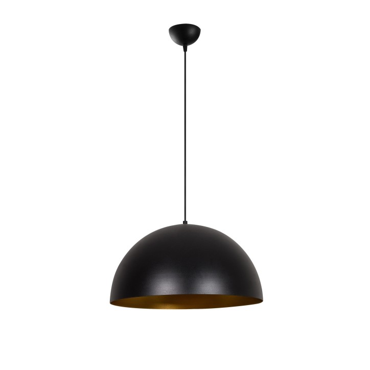 Lámpara de techo Sivani-MR-723 oro negro metal diámetro 50x121 cm