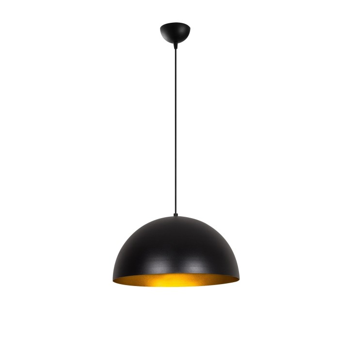 Lámpara de techo Sivani-MR-722 oro negro hierro diámetro 40x116 cm