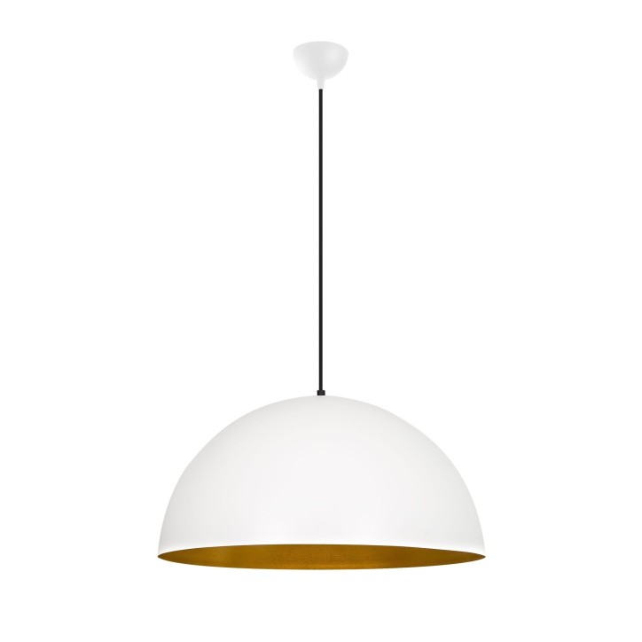 Lámpara de techo Sivani-MR-720 oro blanco metal diámetro 60x126 cm