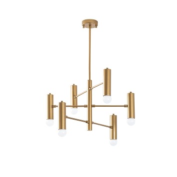 Lámpara de techo Gharib-13267 oro metal 55x55x73 cm - 8683743313976