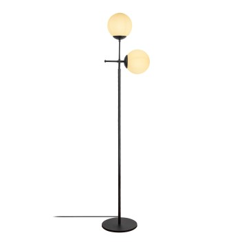 Lámpara de pie Mudoni-MR-955-1 negro metal vidrio 34x15x174 cm - 8682870843868