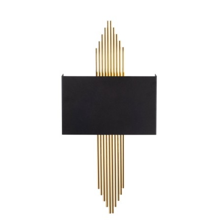 Lámpara de pared 612-A oro negro metal 75x10x22 cm