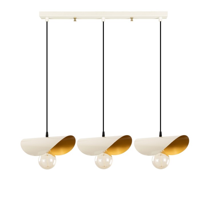 Lámpara de techo Sivani-MR-965 oro blanco hierro 80x17x106 cm