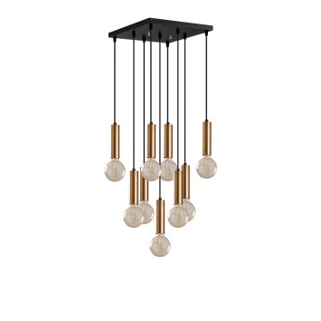 Lámpara de techo Tempo-6027 oro cobrizo metal 50x50x136 cm - 8682870089891