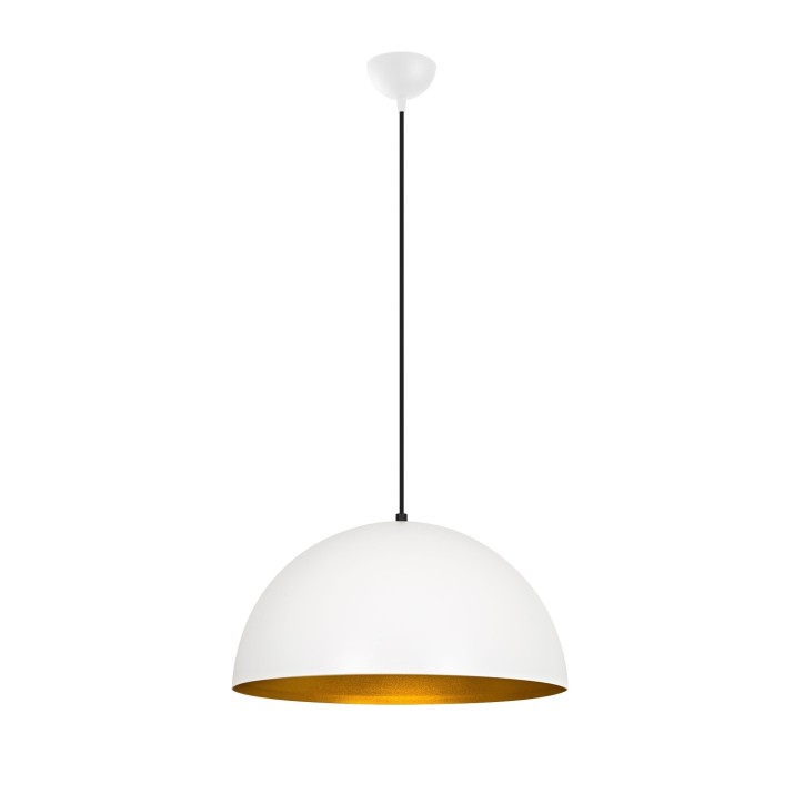 Lámpara de techo Sivani-MR-719 oro blanco hierro diámetro 50x121 cm