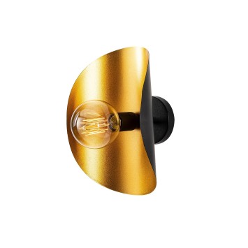 Lámpara de pared Sivani-MR-839 oro negro metal 17x13x30 cm - 8681875649789