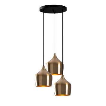 Lámpara de techo Dodo-6277 oro cobrizo metal 46x46x124 cm - 8682870090637