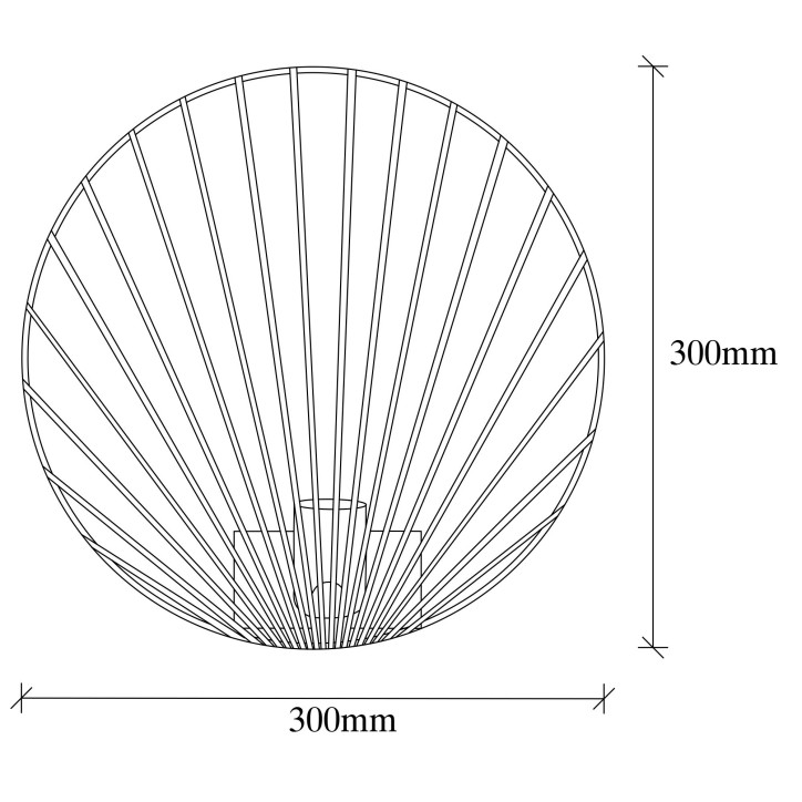 Lámpara de pared Byisoo-3290 oro cobrizo metal 30x12x30 cm