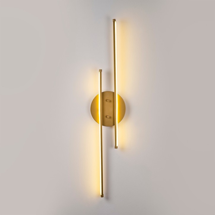 Lámpara de pared Umut-13298 oro metal 17x 86x 5 cm