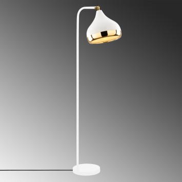 Lámpara de pie Yıldo-6911 oro blanco metal 30x17x120 cm - 8681875502770