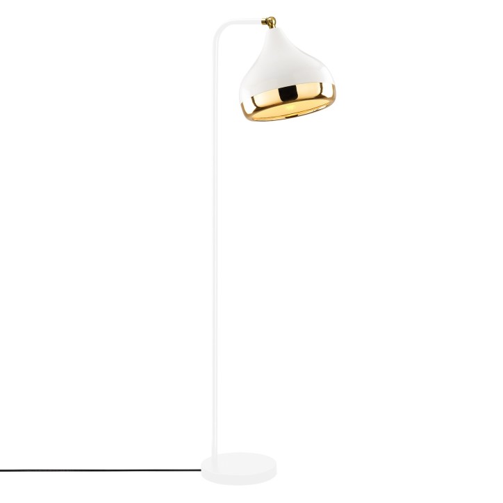 Lámpara de pie Yıldo-6911 oro blanco metal 30x17x120 cm