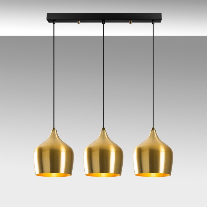 Lámpara de techo Dodo-6273 oro metal 72x22x124 cm