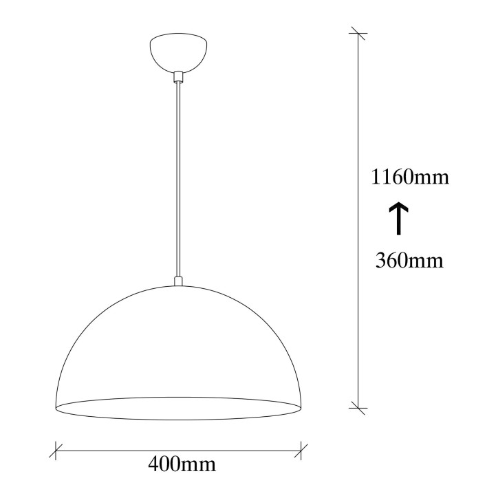 Lámpara de techo Berceste-232-S blanco metal 40x40x116 cm