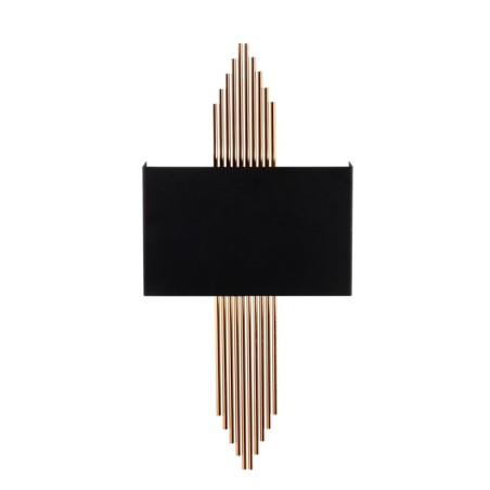 Lámpara de pared 613-A cobre negro metal 75x10x22 cm