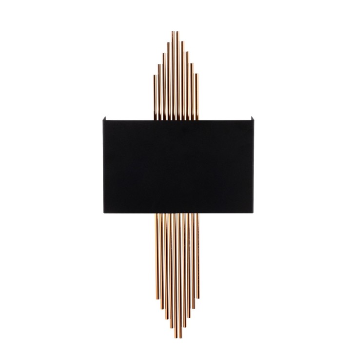 Lámpara de pared 613-A cobre negro metal 75x10x22 cm