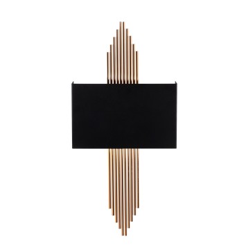 Lámpara de pared 613-A cobre negro metal 75x10x22 cm - 8681875584547