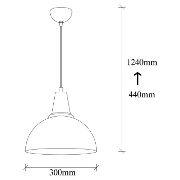 Lámpara de techo Berceste-220-S negro metal 30x30x124 cm - 8681875546897