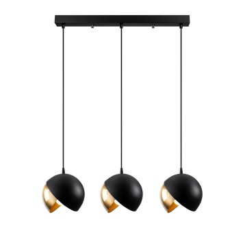 Lámpara de techo Berceste-252-S1 oro negro metal diámetro 70x114 cm - 8681875568653