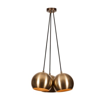 Lámpara de techo Sivani-MR-995 oro cobrizo metal diámetro 40x113 cm - 8681875649284