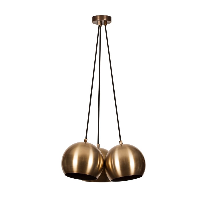 Lámpara de techo Sivani-MR-995 oro cobrizo metal diámetro 40x113 cm