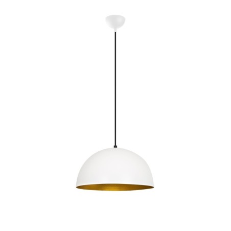 Lámpara de techo Sivani-MR-718 oro blanco metal diámetro 40x116 cm