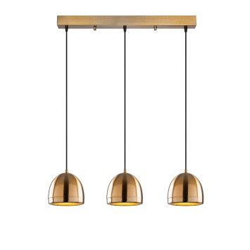 Lámpara de techo MUGO-10669 oro cobrizo metal 62x17x110 cm - 8683342835381