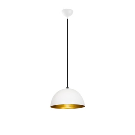 Lámpara de techo Sivani-MR-717 oro blanco metal diámetro 30x111 cm