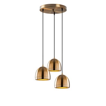 Lámpara de techo MUGO-10670 oro cobrizo metal 35x35x110 cm - 8683342835398