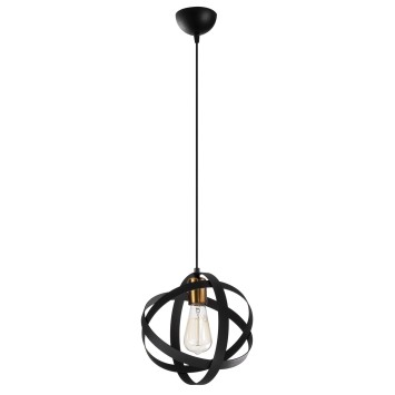 Lámpara de techo Gezegen-6101 negro oro cobrizo metal diámetro 25x121 cm - 8681875494686