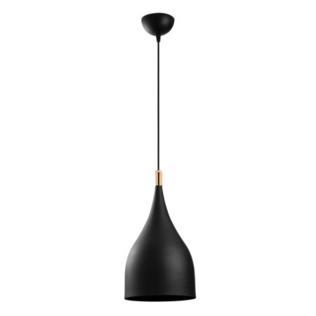 Lámpara de techo Sağlam-3770 oro negro metal diámetro 25x137 cm