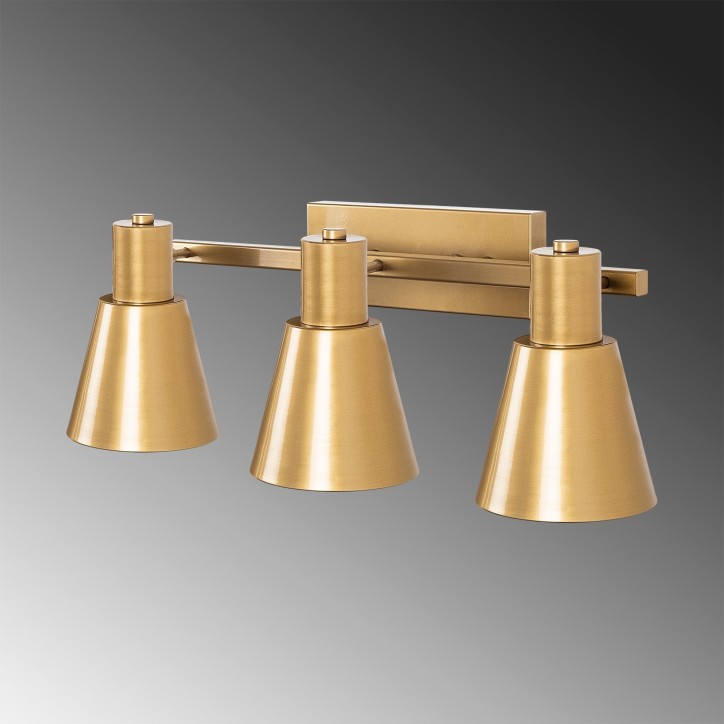 Lámpara de pared Funnel-13095 oro metal vidrio 60x21x21 cm