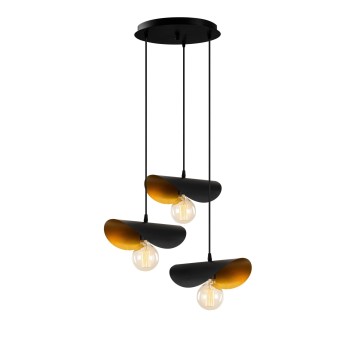 Lámpara de techo Sivani-MR-966 oro negro hierro diámetro 45x106 cm - 8681875648799