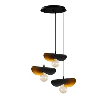 Lámpara de techo Sivani-MR-966 oro negro hierro diámetro 45x106 cm - 8681875648799