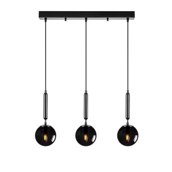 Lámpara de techo KING-11454 negro metal vidrio 62x15x134 cm - 8683342835190