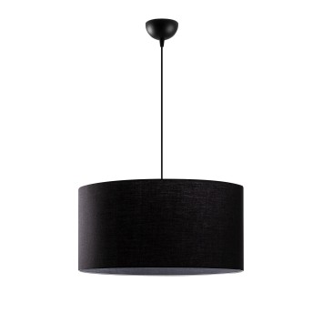 Lámpara de techo Abajur-6430 negro metal tela 50x50x41 - 121 cm - 8682870165960