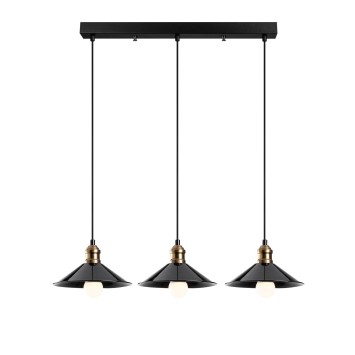 Lámpara de techo Berceste-250-S1 negro metal diámetro 74x108 cm - 8681875568592