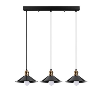 Lámpara de techo Berceste-250-S1 negro metal diámetro 74x108 cm - 8681875568592