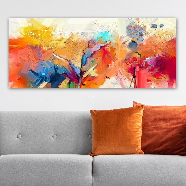 Pintura decorativa lienzo YTY1040210842_50120 multicolor 50x120 Pintura decorativa lienzo YTY1040210842_50120 multicolor 50x120