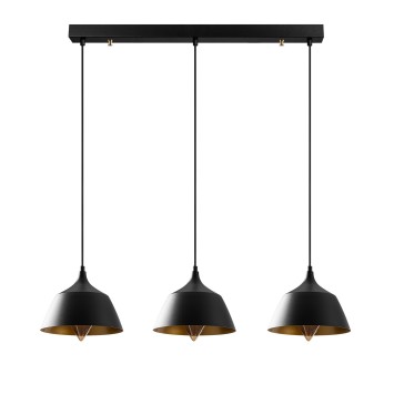 Lámpara de techo Dodo-6076 negro metal 95x25x128 cm - 8682870090019