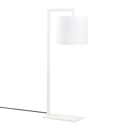 Lámpara de mesa Profil-4696 blanco metal tela 27x20x65 cm