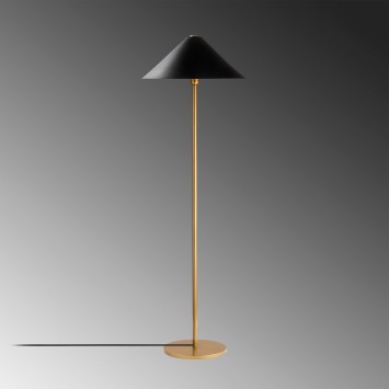 Lámpara de pie Mixed-11511 oro metal 46x46x150 cm - 8683743270170