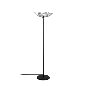 Lámpara de pie Farac-4100 negro metal 50x50x148 cm - 8682870815902