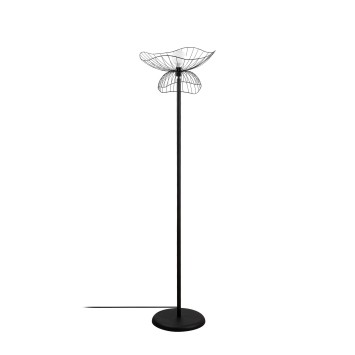 Lámpara de pie Farac-4100 negro metal 50x50x148 cm - 8682870815902