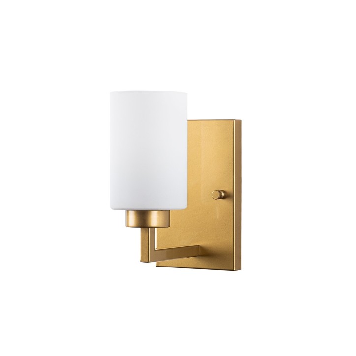 Lámpara de pared Hania-13175 oro metal vidrio 10x19x23 cm